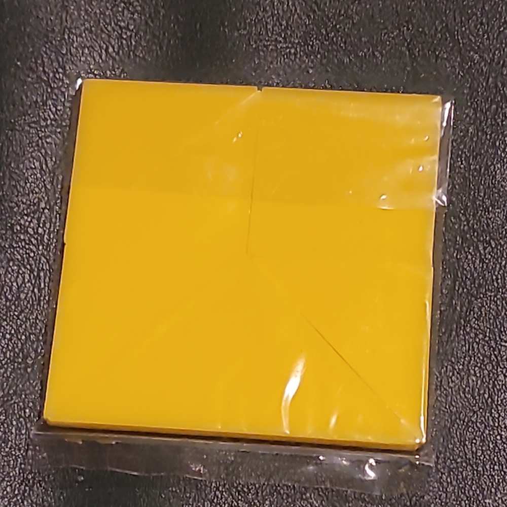 Tangram Chinese Puzzle Game Problem Solving Skills 7 Pieces - Yellow